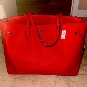 NWT Red Victoria Secret tote